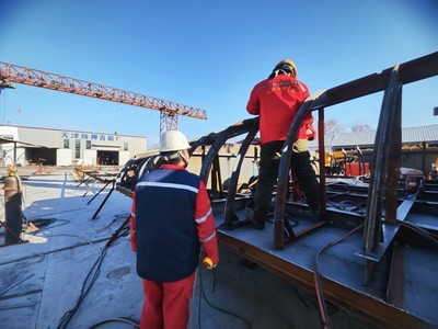 天津市首艘純電動(dòng)旅游船舶開(kāi)工建造